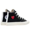 Converse x Comme des Garcons PLAY Chuck 70 Hi „Single Heart Black”