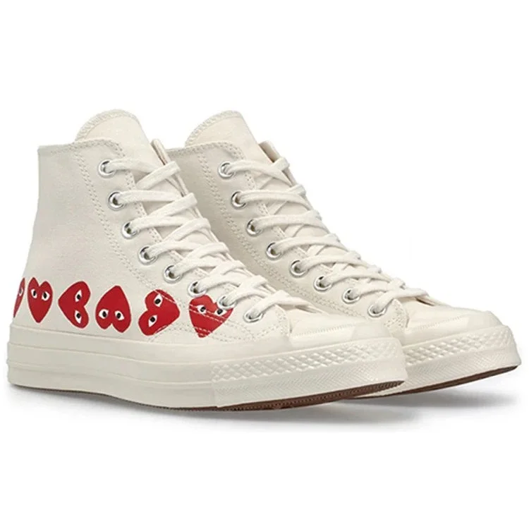 Converse x COMME des GARCONS PLAY Chuck 70 Hi Top „Multi Heart” Converse x COMME des GARCONS PLAY Chuck 70 Hi Top „Multi Heart”