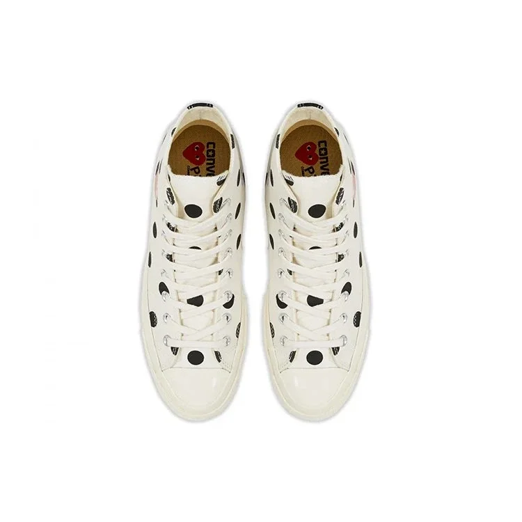 Converse x COMME des GARCONS PLAY Chuck 70 Hi „White Polka Dot” Converse x COMME des GARCONS PLAY Chuck 70 Hi „White Polka Dot”