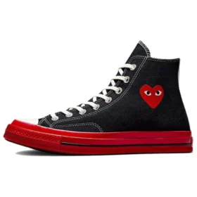 Converse x COMME des GARCONS PLAY Chuck 70 High „Black Red”