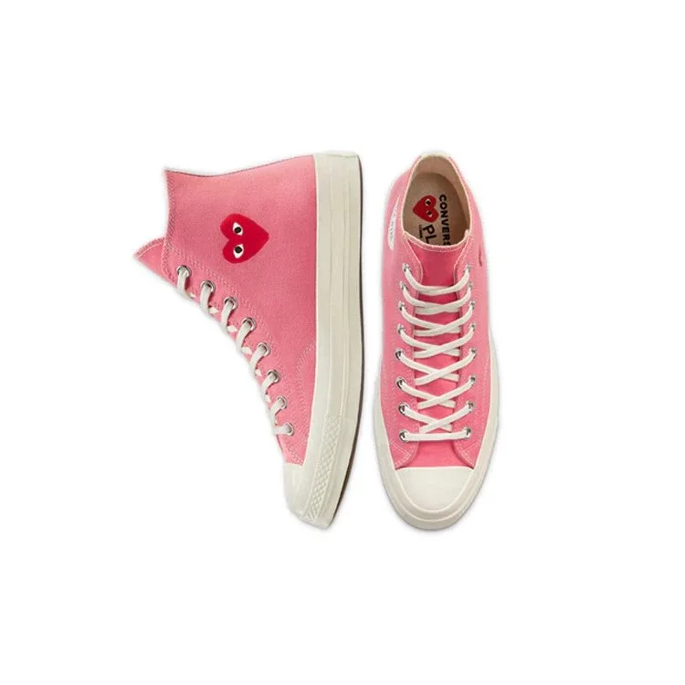 Converse x COMME des GARCONS PLAY Chuck 70 High „Bright Pink” Converse x COMME des GARCONS PLAY Chuck 70 High „Bright Pink”