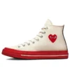 Converse x COMME des GARCONS PLAY Chuck 70 High „Pristine Red”