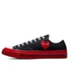 Converse x COMME des GARCONS PLAY Chuck 70 Low „Black Red”
