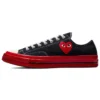 Converse x COMME des GARCONS PLAY Chuck 70 Low „Black Red”