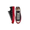 Converse x COMME des GARCONS PLAY Chuck 70 Low „Black Red”