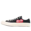 Converse x COMME des GARCONS PLAY Chuck 70 Low „Black White”