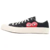 Converse x COMME des GARCONS PLAY Chuck 70 Low „Black White”