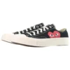 Converse x COMME des GARCONS PLAY Chuck 70 Low „Black White”