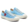 Converse x COMME des GARCONS PLAY Chuck 70 Low „Bright Blue” Converse x COMME des GARCONS PLAY Chuck 70 Low „Bright Blue”