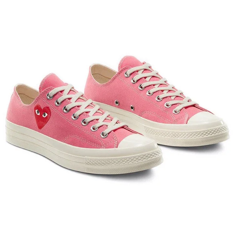 Converse x COMME des GARCONS PLAY Chuck 70 Low „Bright Pink” Converse x COMME des GARCONS PLAY Chuck 70 Low „Bright Pink”