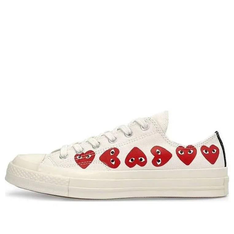 Converse x COMME des GARCONS PLAY Chuck 70 Low Multi Heart „White Red” Converse x COMME des GARCONS PLAY Chuck 70 Low Multi Heart „White Red”