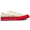 Converse x COMME des GARCONS PLAY Chuck 70 Low „Pristine Red”