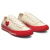 Converse x COMME des GARCONS PLAY Chuck 70 Low „Pristine Red”