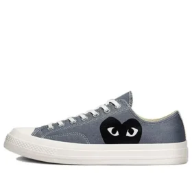 Converse x COMME des GARCONS PLAY Chuck 70 Low „Steel Gray”