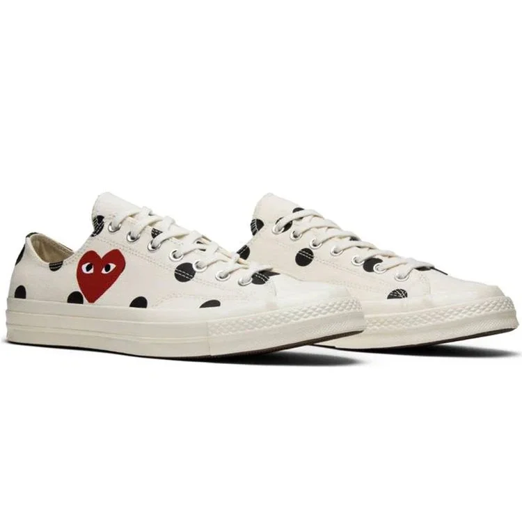 Converse x COMME des GARCONS PLAY Chuck 70 Low „White Polka Dot” Converse x COMME des GARCONS PLAY Chuck 70 Low „White Polka Dot”