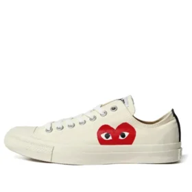 Converse x COMME des GARCONS PLAY Chuck 70 Low „White Red”