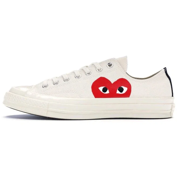 Converse x COMME des GARCONS PLAY Chuck 70 Ox „Alb” Converse x COMME des GARCONS PLAY Chuck 70 Ox „Alb”