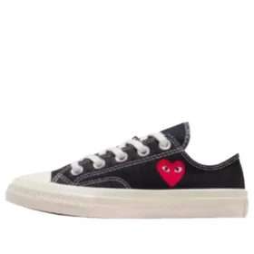 Converse x Comme des Garcons PLAY Chuck 70 Ox „Single Heart Black”