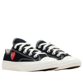 Converse x Comme des Garcons PLAY Chuck 70 Ox „Single Heart Black”