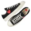 Converse x Comme des Garcons PLAY Chuck 70 Ox „Single Heart Black”
