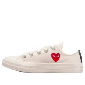 Converse x Comme des Garcons PLAY Chuck 70 Ox „Single Heart Milk”