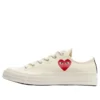 Converse x Comme des Garcons PLAY Chuck 70 Ox „Single Heart Milk”