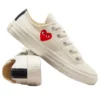 Converse x Comme des Garcons PLAY Chuck 70 Ox „Single Heart Milk”