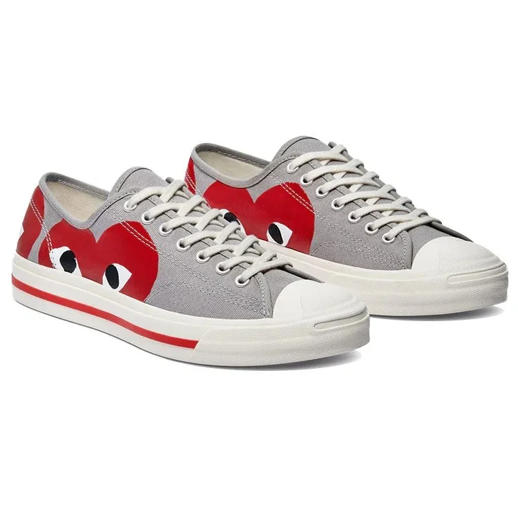 Converse x COMME des GARCONS PLAY Jack Purcell „Drizzle Red” Converse x COMME des GARCONS PLAY Jack Purcell „Drizzle Red”