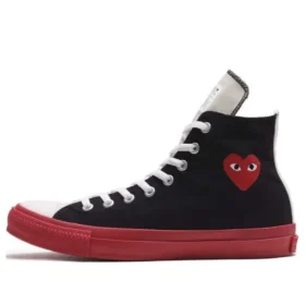 Converse x COMME des GARONS PLAY Chuck Taylor High „Black Red”