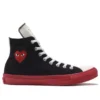 Converse x COMME des GARONS PLAY Chuck Taylor High „Black Red”