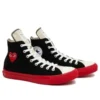 Converse x COMME des GARONS PLAY Chuck Taylor High „Black Red”