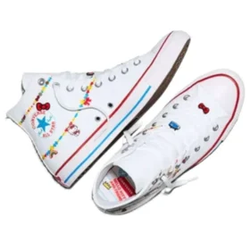 Converse x Hello Kitty And Friends Chuck Taylor All Star Charmed „Alb Roșu Galben” Converse x Hello Kitty And Friends Chuck Taylor All Star Charmed „Alb Roșu Galben”