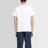 Converse x Kim Jones Tricou sport cu guler rotund și mâneci scurte pentru bărbați, cu imprimeu logo, alb