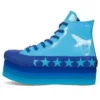 Converse x Miley Cyrus Chuck Taylor All Star Platform Faux Patent Hi „Gnarly Blue”