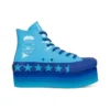 Converse x Miley Cyrus Chuck Taylor All Star Platform Faux Patent Hi „Gnarly Blue”