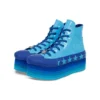 Converse x Miley Cyrus Chuck Taylor All Star Platform Faux Patent Hi „Gnarly Blue”