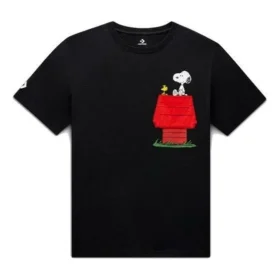 Converse x Peanuts Tricou cu buzunar Mărimi asiatice „Black”