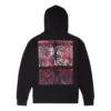Converse x Shaniqwa Jarvis Pulover cu imprimeu floral în spate, stil pentru cuplu, negru