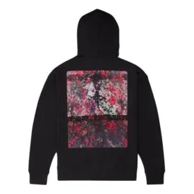 Converse x Shaniqwa Jarvis Pulover cu imprimeu floral în spate, stil pentru cuplu, negru Converse x Shaniqwa Jarvis Pulover cu imprimeu floral în spate, stil pentru cuplu, negru