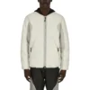 Converse x Slam Jam Jachetă sport casual reversibilă cu îmbinări, semnată în comun, pentru bărbați, alb