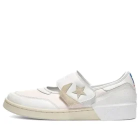 Converse X Telfar Pro Slip-on din piele, model low-top „White”