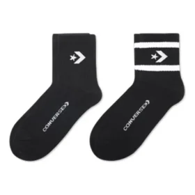Core Twin Pack Mid-Crew Șosete „Black”