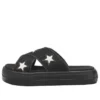 CV Sandal Plastic Crossbelt „Black White”