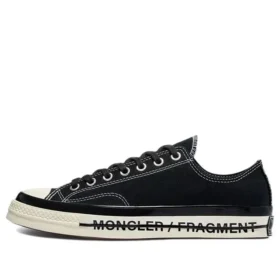 Fragment Design x Moncler x Chuck 70 Low „Black”