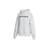Hanorac casual sportiv cu logo clasic, căptușit cu fleece, alb