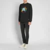 Hanorac Converse x Golf Le Fleur Crew, mărimi asiatice „Negru”