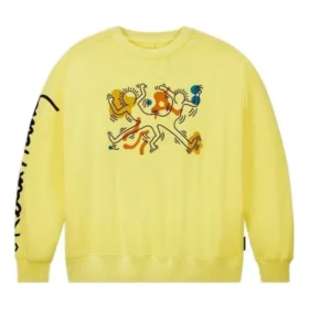 Hanorac Converse x Keith Haring Shapes, mărimi asiatice, „Yellow”