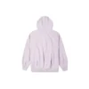 Hanorac cu glugă, brodat cu logo, tricotat, violet