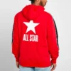 Hanorac cu glugă Chuck Taylor All Star Track, mărimi asiatice „Roșu”