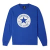 Hanorac cu glugă Chuck Taylor Patch din tricot franțuzesc Mărimi asiatice „Albastru”